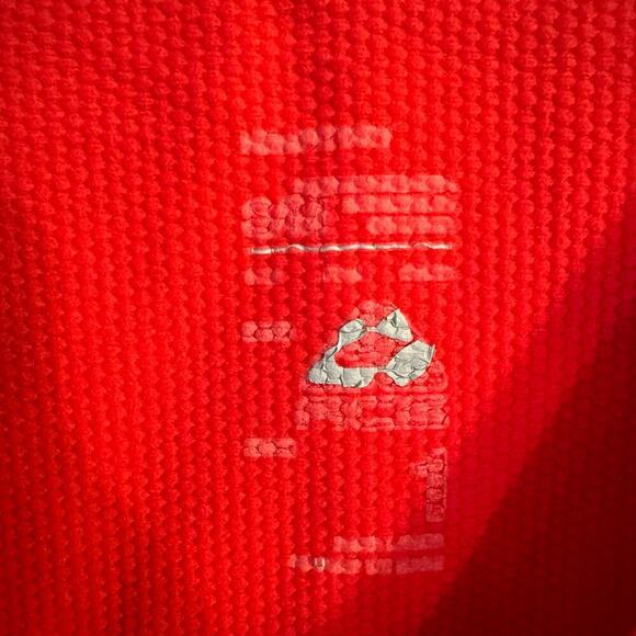 Nike Women’s 1/4 Zip Tank Top Orange Activewear - Picture 6 of 6